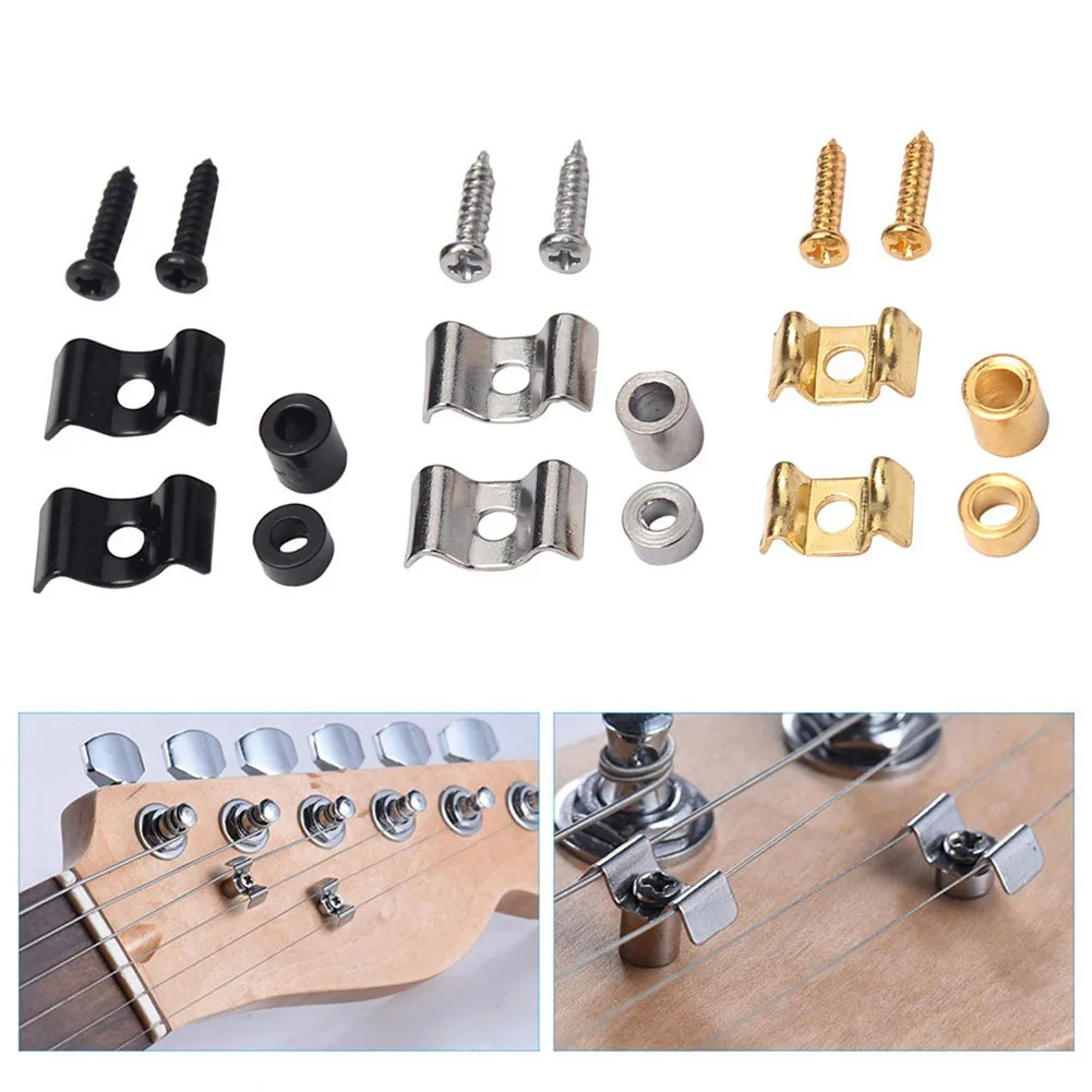 1 Pair Of String Trees/Retainers Electric Guitar Gold/Black/Chrome With Screw Guitar Accessories For Fender ST SQ Series
1 Pair Of String Trees/Retainers Electric Guitar Gold/Black/Chrome With Screw Guitar Accessories For Fender ST SQ Series