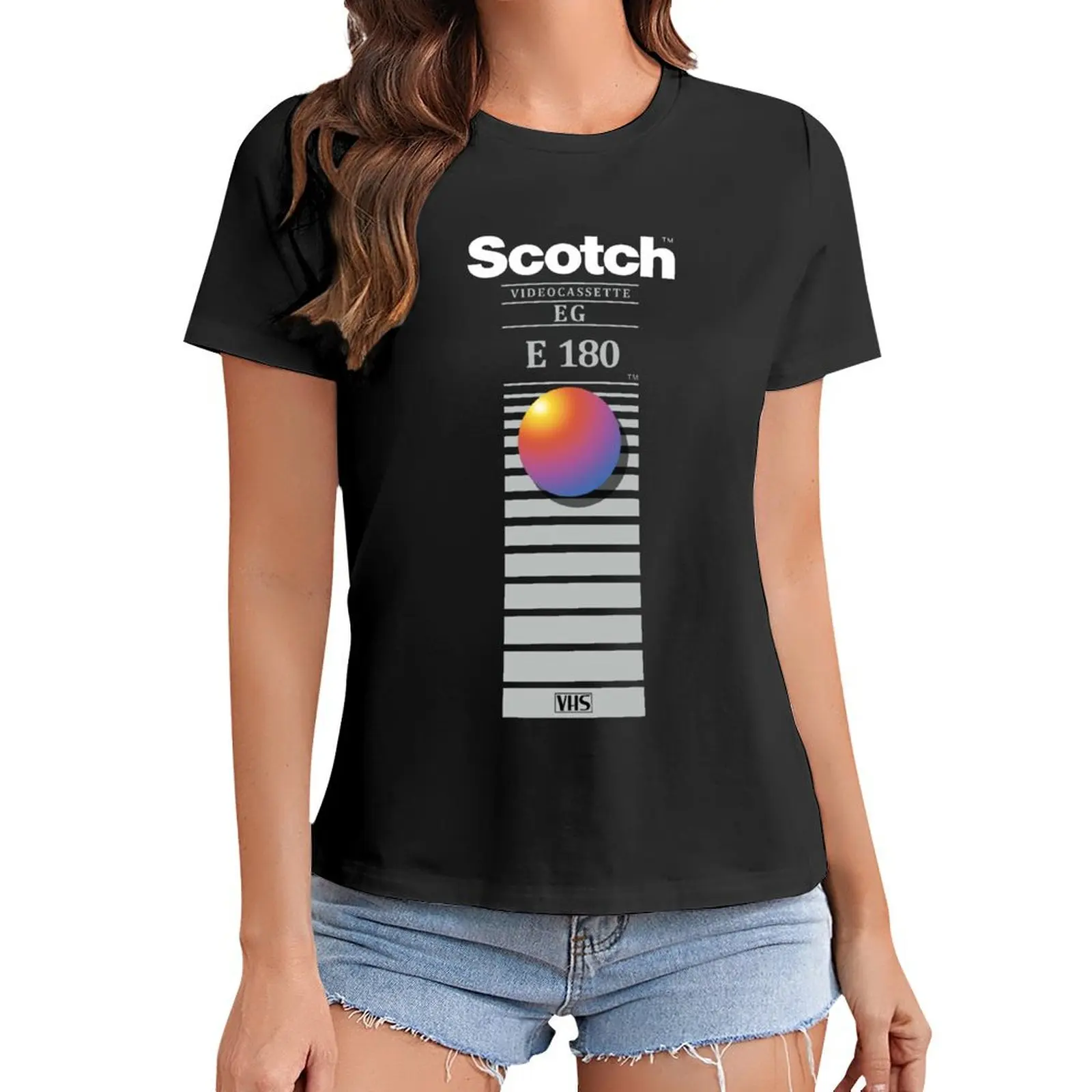 Re-record, not fade away - Scotch VHS T-Shirt sports fans plain quick-drying tops Women
Re-record, not fade away - Scotch VHS T-Shirt sports fans plain quick-drying tops Women