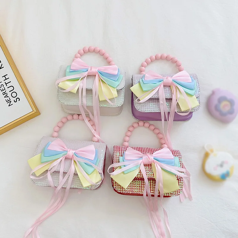 Children Shoulder Bags Sequin Bow Chain Toddler Baby Girls Princess Handbag Baby Mini Cute Messenger Bags Coin Purse
Children Shoulder Bags Sequin Bow Chain Toddler Baby Girls Princess Handbag Baby Mini Cute Messenger Bags Coin Purse