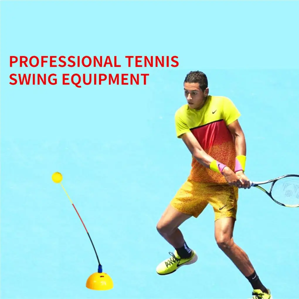 

ABS Metal Tennis Trainer Portable Replacement Professional Park Yard Kids Student Learner Hit Training Exercising Aid