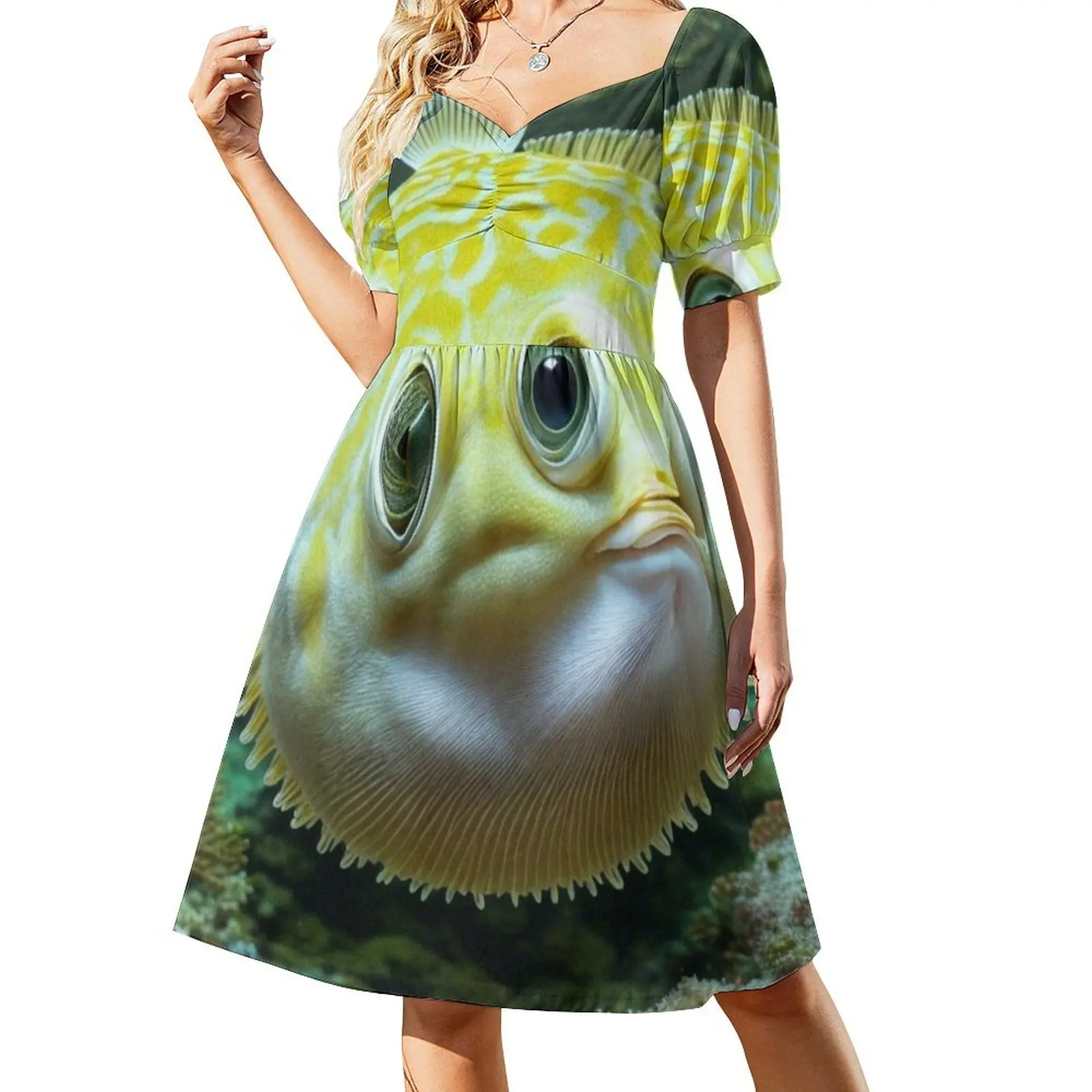 Puffer Fish. Japanese Puffer Artwork Sleeveless Dress Woman fashion summer women's dress 2024
Puffer Fish. Japanese Puffer Artwork Sleeveless Dress Woman fashion summer women's dress 2024