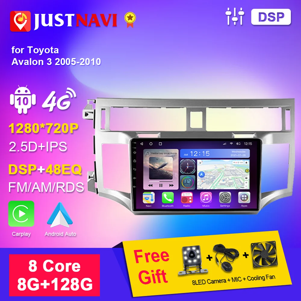 JUSTNAVI 2DIN Android10.0 Car Radio for Toyota Avalon 3 2005-2010 GPS Navigation Carplay Auto Player DVD IPS Screen Video DSP
JUSTNAVI 2DIN Android10.0 Car Radio for Toyota Avalon 3 2005-2010 GPS Navigation Carplay Auto Player DVD IPS Screen Video DSP