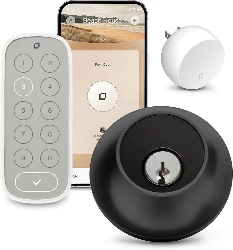 Level Lock Connect WiFi & Keypad for Keyless Entry - Control Remotely from Anywhere - Weatherproof - Works with
Level Lock Connect WiFi & Keypad for Keyless Entry - Control Remotely from Anywhere - Weatherproof - Works with