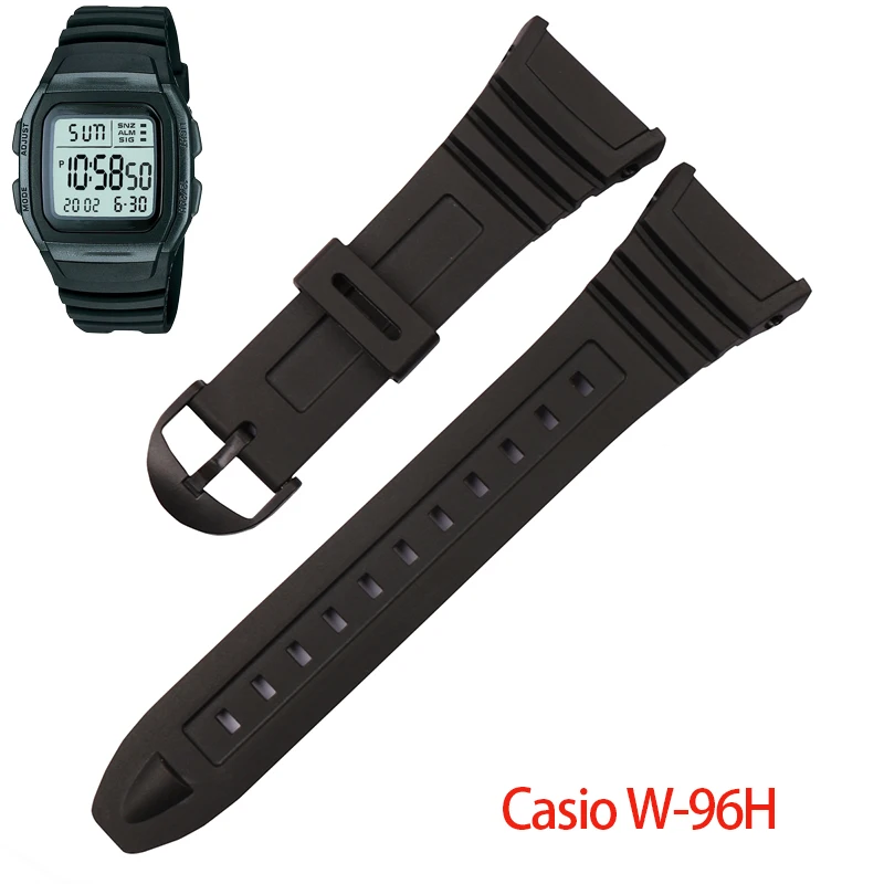 Resin Strap Suitable for Casio W96H W-96H Watch Band Sport Waterproof Pin Buckle Watch Accessories Replacement Wristband
Resin Strap Suitable for Casio W96H W-96H Watch Band Sport Waterproof Pin Buckle Watch Accessories Replacement Wristband