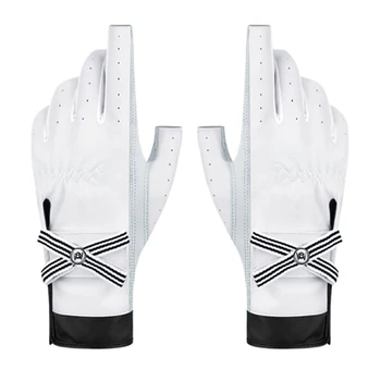Luvas de Golfe TTYGJ Femininas: A Combinação Perfeita de Conforto e Desempenho 10 PGM 1 Pair Golf Gloves Left And Right Hand Sheepskin Gloves Women Breathable Mitten Anti-Skid Glove With Bowknot