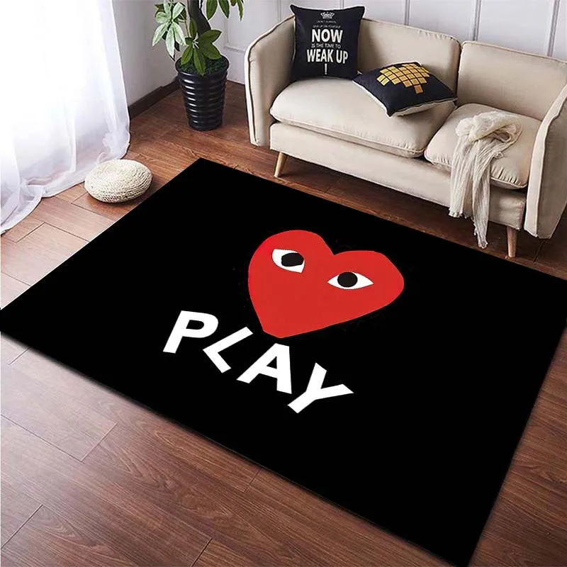 Cartoon Rug CDG Cute Children's Birthday Gift Logo Soft Living Room Yoga Mat Bedroom Bathroom Kitchen Non slip Large Carpet
Cartoon Rug CDG Cute Children's Birthday Gift Logo Soft Living Room Yoga Mat Bedroom Bathroom Kitchen Non slip Large Carpet