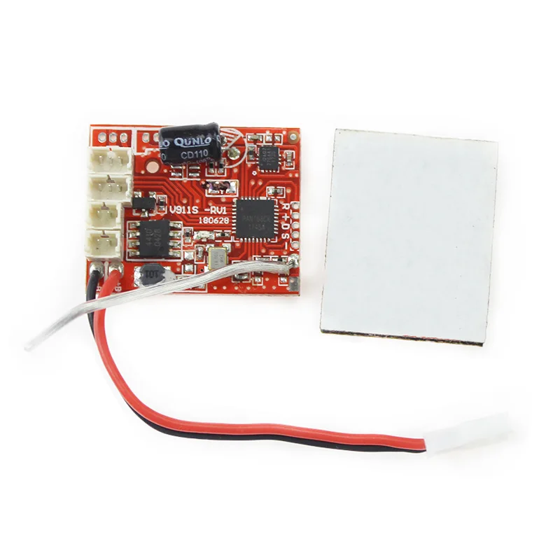 Плата приемника V911S Pcb V911S.0002 для Wltoys V911S Запчасти для радиоуправляемого вертолета
Плата приемника V911S Pcb V911S.0002 для Wltoys V911S Запчасти для радиоуправляемого вертолета