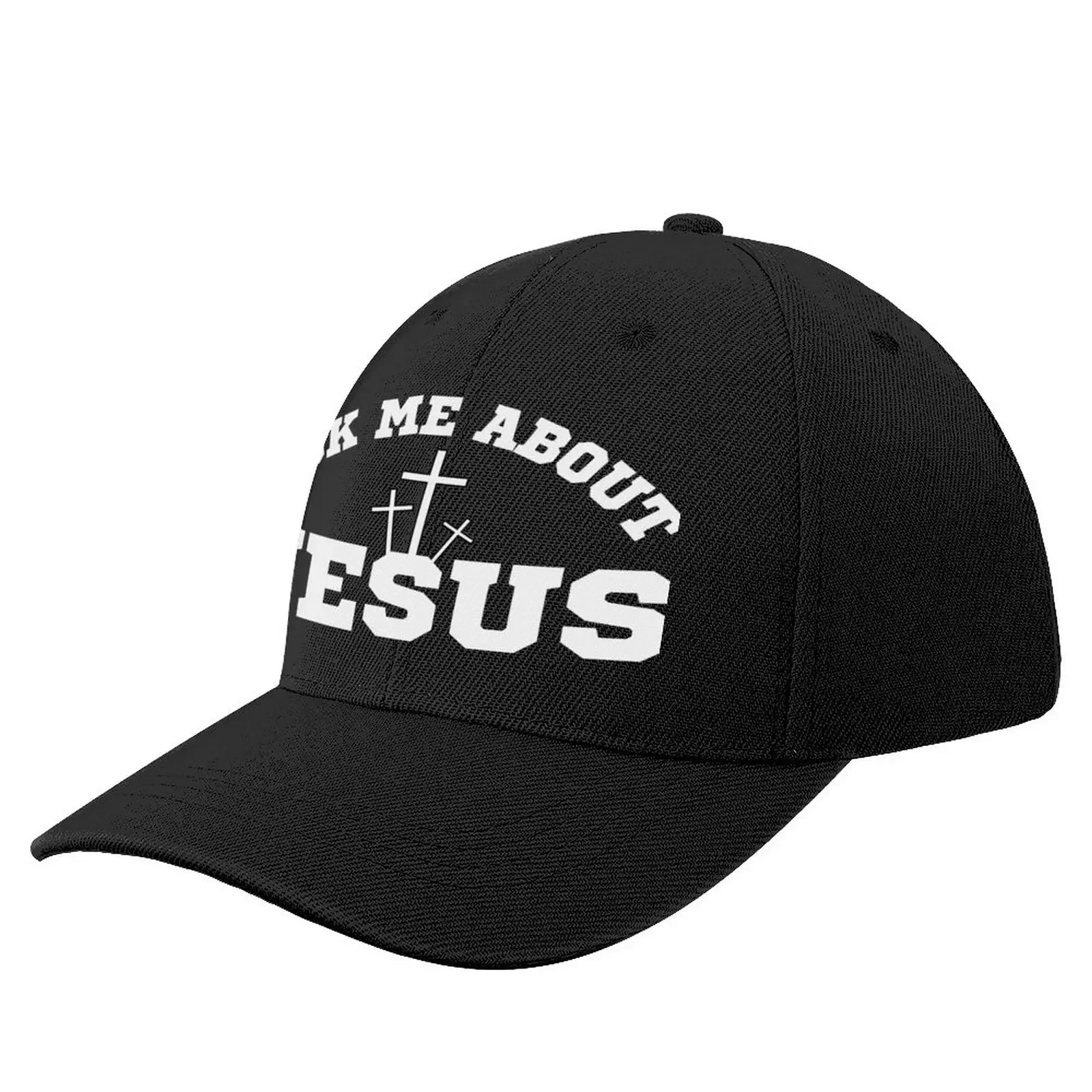 

ask me about jesus Baseball Cap Golf Wear New In The Hat Hats For Women Men'S