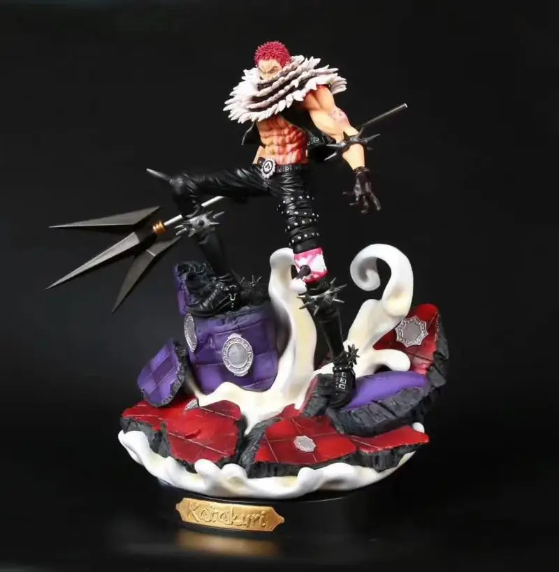 

Anime One Piece Portrait of Pirates BIG MOM Charlotte Katakuri GK PVC Action Figure Statue Collection Model Kids Toys Doll 37cm