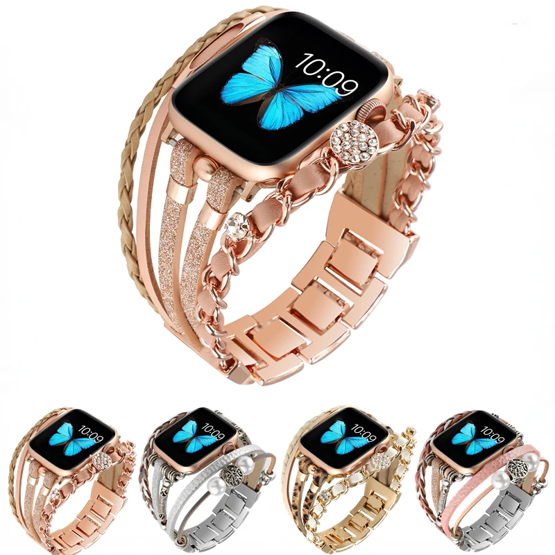 Jewelry+Metal strap For Apple watch 8 7 45mm 41mm Ultra 49mm Exquisite Wristband Belt For iwatch 6 5 4 SE 44mm 42mm 40mm Correa
Jewelry+Metal strap For Apple watch 8 7 45mm 41mm Ultra 49mm Exquisite Wristband Belt For iwatch 6 5 4 SE 44mm 42mm 40mm Correa