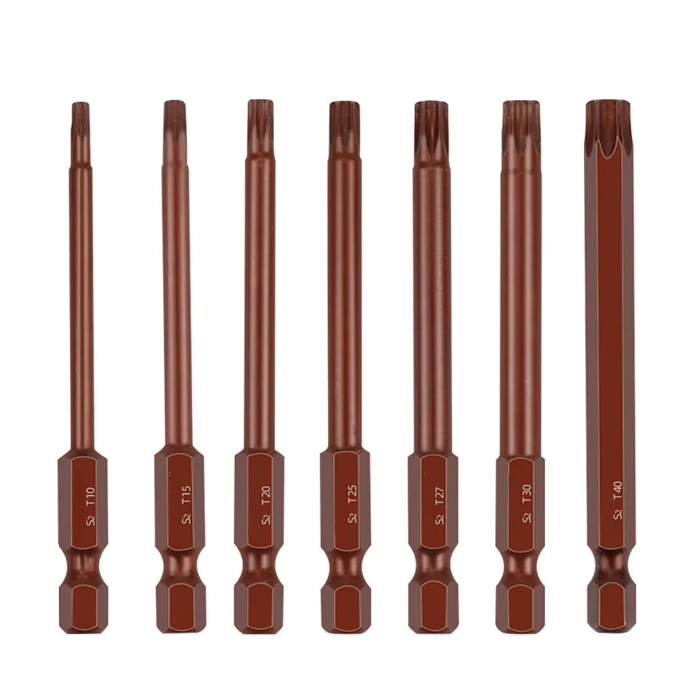 Professional Torx Screwdriver Bits Set with Magnetic Hold 7pcs 75mm Long Ideal for DIY and Worksite Applications
Professional Torx Screwdriver Bits Set with Magnetic Hold 7pcs 75mm Long Ideal for DIY and Worksite Applications