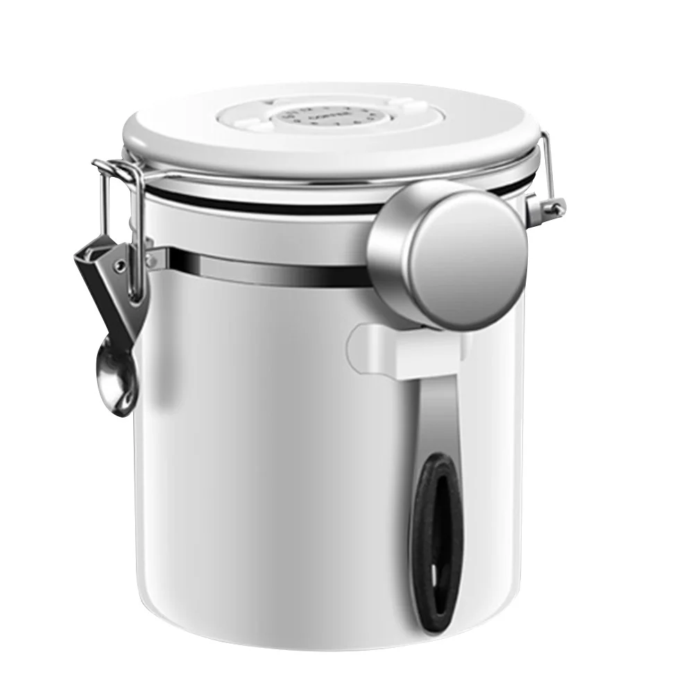 Coffee Bean Airtight Can Candy Jar Food Storage Container Stainless Steel Tank Tea Canister
Coffee Bean Airtight Can Candy Jar Food Storage Container Stainless Steel Tank Tea Canister