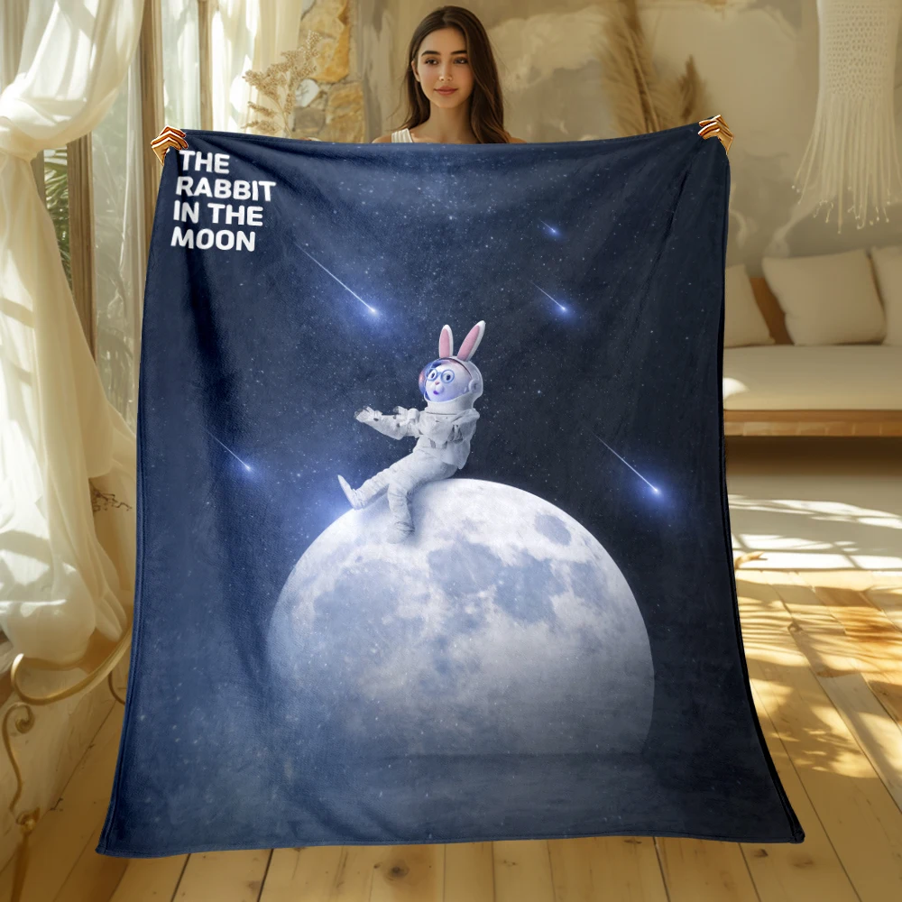 Всесезонное одеяло с мультяшным изображением космоса, кролика, покрывало для дивана, мягкое и пушистое одеяло, мягкое теплое Фланелевое покрывало, подарочное художественное одеяло
Всесезонное одеяло с мультяшным изображением космоса, кролика, покрывало для дивана, мягкое и пушистое одеяло, мягкое теплое Фланелевое покрывало, подарочное художественное одеяло