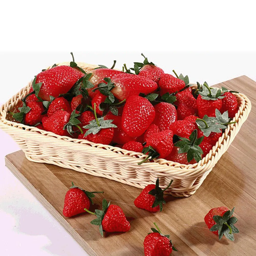 20PC Artificial Strawberry Mini PVC Strawberry Slice Prop Fake Fruit Kid's Toys Lifelike Fake Fruit For Display Table Decoration
20PC Artificial Strawberry Mini PVC Strawberry Slice Prop Fake Fruit Kid's Toys Lifelike Fake Fruit For Display Table Decoration