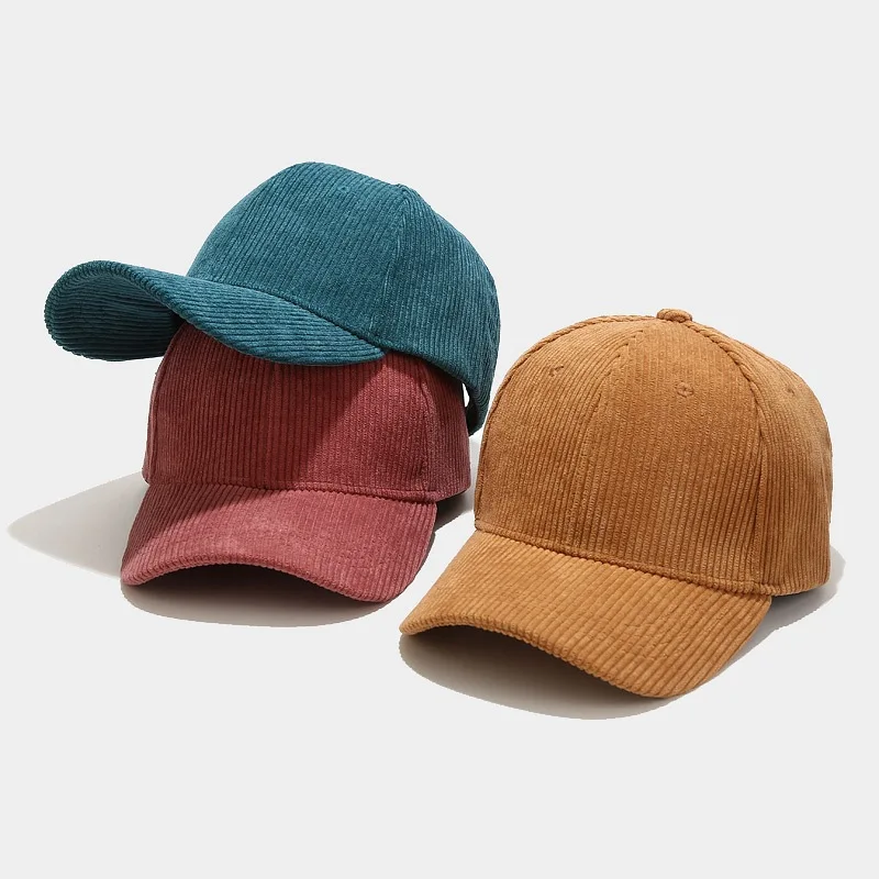 

Vintage Baseball Hat Women Men Outdoor Adjustable Corduroy Baseball Cap Unisex Hip Hop Gorras Snapback Caps for Men Tennis Hat