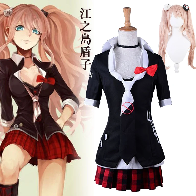 Anime Danganronpa Cosplay Junko Enoshima Emboitement Inushio Kimuchi Happy Havoc Dangan Ronpa Cosplay Costume
Anime Danganronpa Cosplay Junko Enoshima Emboitement Inushio Kimuchi Happy Havoc Dangan Ronpa Cosplay Costume
