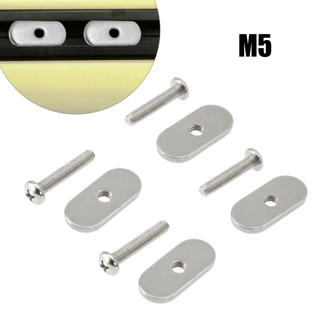 Screw Track Nut Boat Accessories Canoe Parts Durable 23x5MM For Kayak M5 Screws Rail Track Mount Tie Down Eyelet
Screw Track Nut Boat Accessories Canoe Parts Durable 23x5MM For Kayak M5 Screws Rail Track Mount Tie Down Eyelet