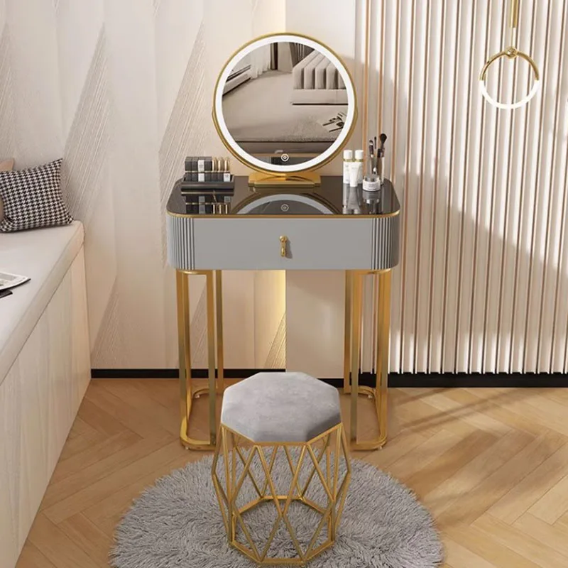 Small Nordic Dressing Table Modern Stool Mirror Women Dressing Table Expensive Luxury Tocador Maquillaje Bedroom Furniture
Small Nordic Dressing Table Modern Stool Mirror Women Dressing Table Expensive Luxury Tocador Maquillaje Bedroom Furniture