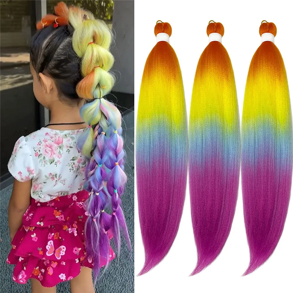 Pre Stretched Synthetic Braid Hair For Black Women 24 Inch Black Color Yaki Straight Hair Extension Cosplay Daily Party
Pre Stretched Synthetic Braid Hair For Black Women 24 Inch Black Color Yaki Straight Hair Extension Cosplay Daily Party