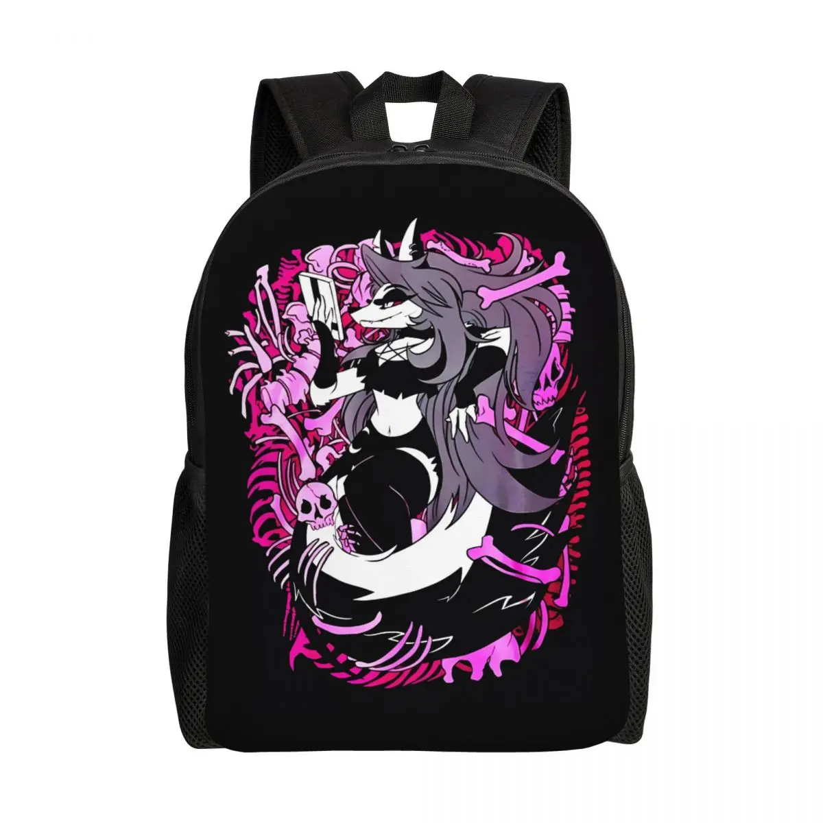 Рюкзак Helluva Boss с 3D принтом, уличная школьная сумка в стиле хип-хоп для мужчин и женщин, дорожные сумки-тоуты для хранения 
Рюкзак Helluva Boss с 3D принтом, уличная школьная сумка в стиле хип-хоп для мужчин и женщин, дорожные сумки-тоуты для хранения