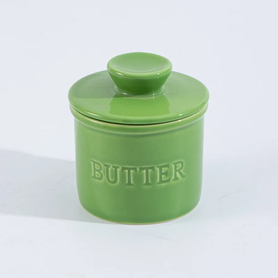 Ceramic Butter Keeper Crock for Counter,Fresh Spreadable French Butter Organizer with Water Line,Cheese Storage Dish Container
Ceramic Butter Keeper Crock for Counter,Fresh Spreadable French Butter Organizer with Water Line,Cheese Storage Dish Container