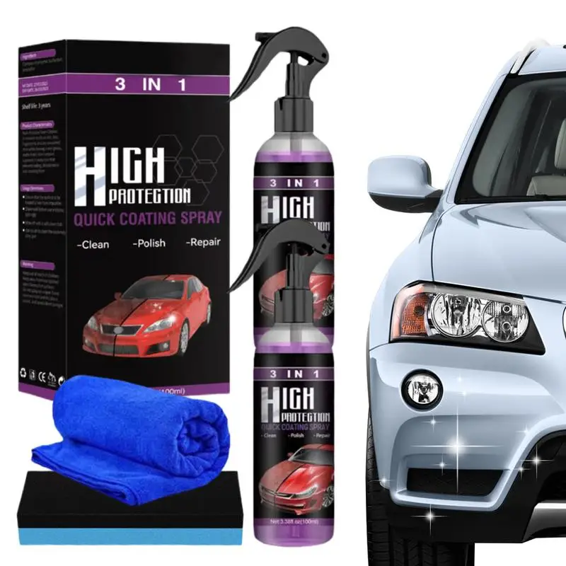 3 in 1 Car Coating Spray high protection Quick Ceramic Coating Spray color changing cleaning coating agent Nano Spray For Cars
3 in 1 Car Coating Spray high protection Quick Ceramic Coating Spray color changing cleaning coating agent Nano Spray For Cars