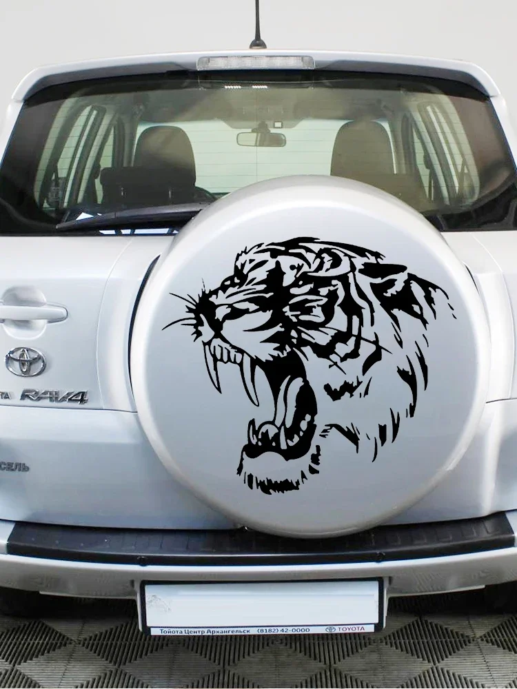 

Creativity Ferocious Saber-toothed Tiger Vinyl Car Sticker Waterproof Cool Removable Decal Self-adhesive Car Sticker