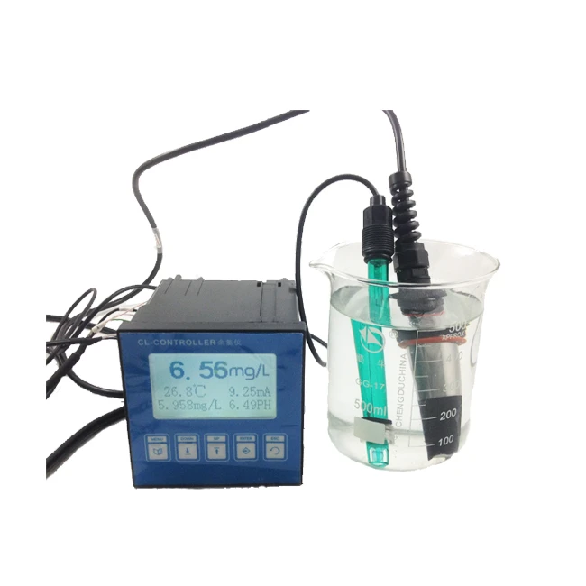 Laboratory 24h Online Meter Industrial Digital Water Quality Test Controller Residual Cholorine and PH Controller CL650
Laboratory 24h Online Meter Industrial Digital Water Quality Test Controller Residual Cholorine and PH Controller CL650