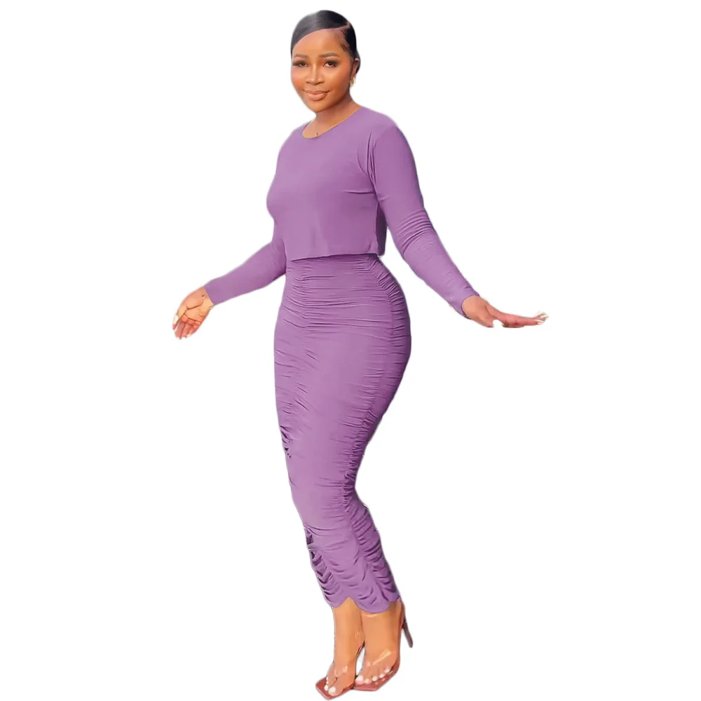 African Dress Set Women Clothes T Shirt Tops And Camis Dress Suit Fashion New Solid Draped Casual Elegant Long African Robes Set
African Dress Set Women Clothes T Shirt Tops And Camis Dress Suit Fashion New Solid Draped Casual Elegant Long African Robes Set