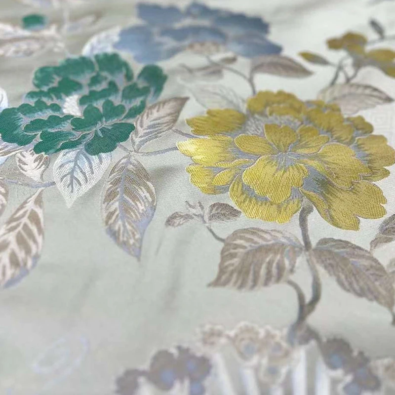 Luxurious Floral Jacquard Song Silk Brocade Fabric for Autumn Jacket Dress,140CM Wide 38MM Heavy Silk Fabric F088
Luxurious Floral Jacquard Song Silk Brocade Fabric for Autumn Jacket Dress,140CM Wide 38MM Heavy Silk Fabric F088