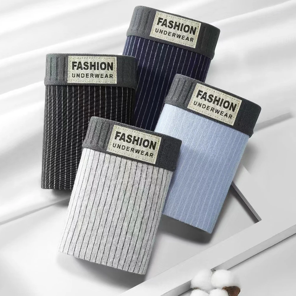 U Pouch Boxers Striped Shorts Low Waist Male Panties for Men Breathable and Lightweight 95% Cotton+5% Spandex Material
U Pouch Boxers Striped Shorts Low Waist Male Panties for Men Breathable and Lightweight 95% Cotton+5% Spandex Material
