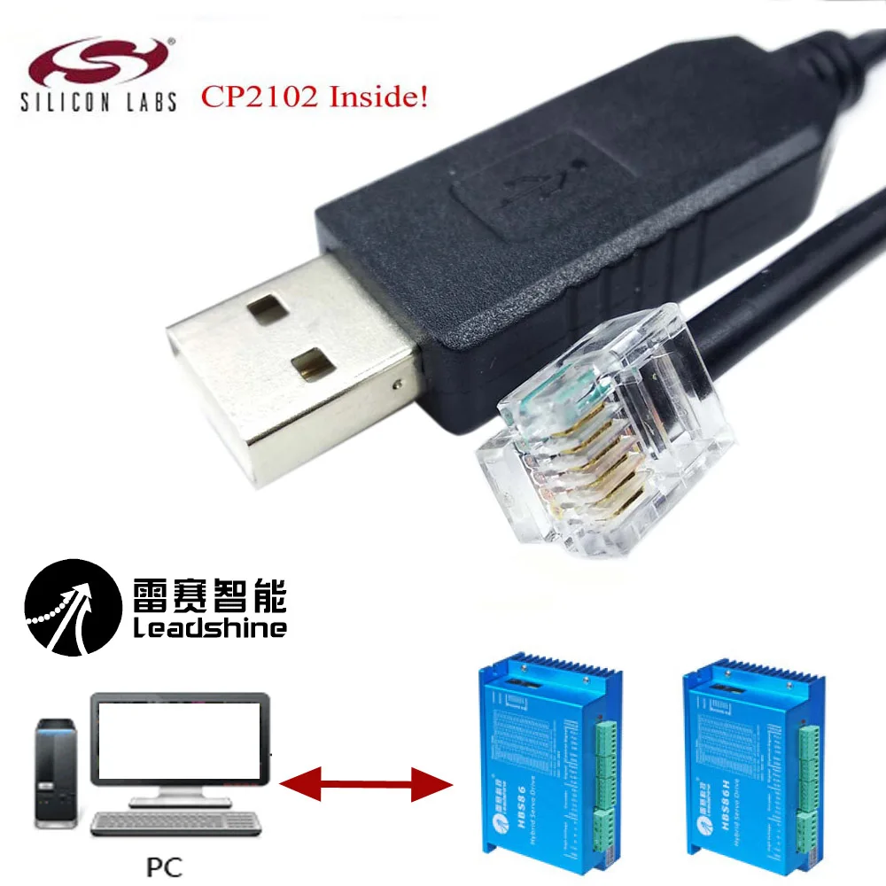 Кабель программируемый для Leadshine HSB86H ProTune, с сервоприводами Silicon Labs CP210x USB к UART Bridge COM3
Кабель программируемый для Leadshine HSB86H ProTune, с сервоприводами Silicon Labs CP210x USB к UART Bridge COM3