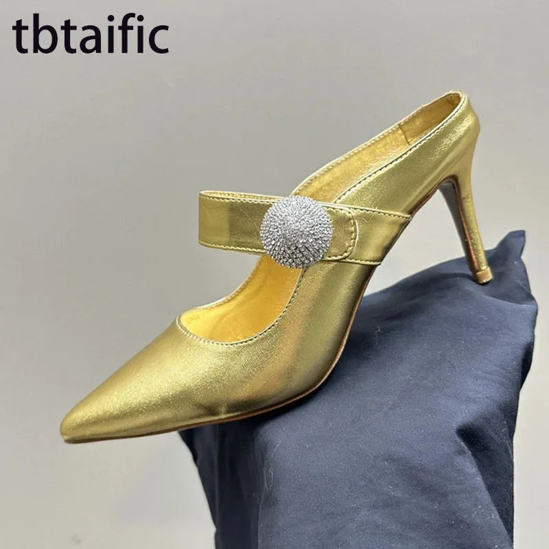 Summer High Heels Party Shoes Women's Slippers Sexy Crystal Sole Slippers High Heels Slippers Spring Pointed Toe Modern Sandals
Summer High Heels Party Shoes Women's Slippers Sexy Crystal Sole Slippers High Heels Slippers Spring Pointed Toe Modern Sandals