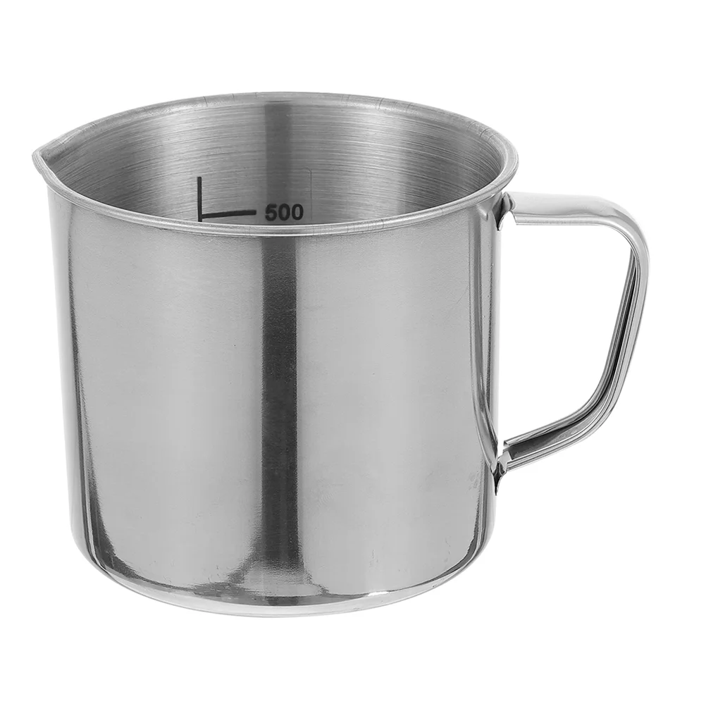 School Laboratory Measuring Cups Stainless Steel Beaker Measuring Cup 500ml
School Laboratory Measuring Cups Stainless Steel Beaker Measuring Cup 500ml