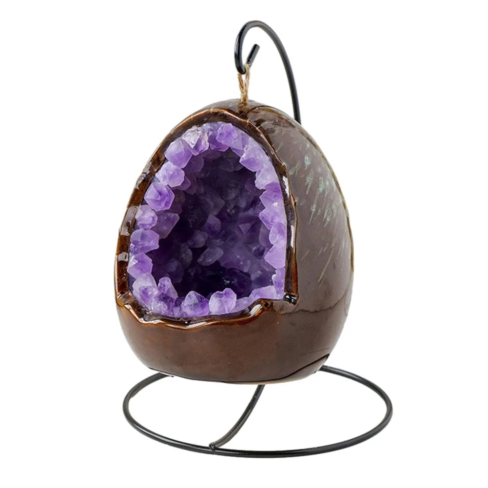 Natural Amethyst Crystal Night Light Dinosaur Egg Design Enhances Bedroom Ambience Serene and Peaceful Glow
Natural Amethyst Crystal Night Light Dinosaur Egg Design Enhances Bedroom Ambience Serene and Peaceful Glow
