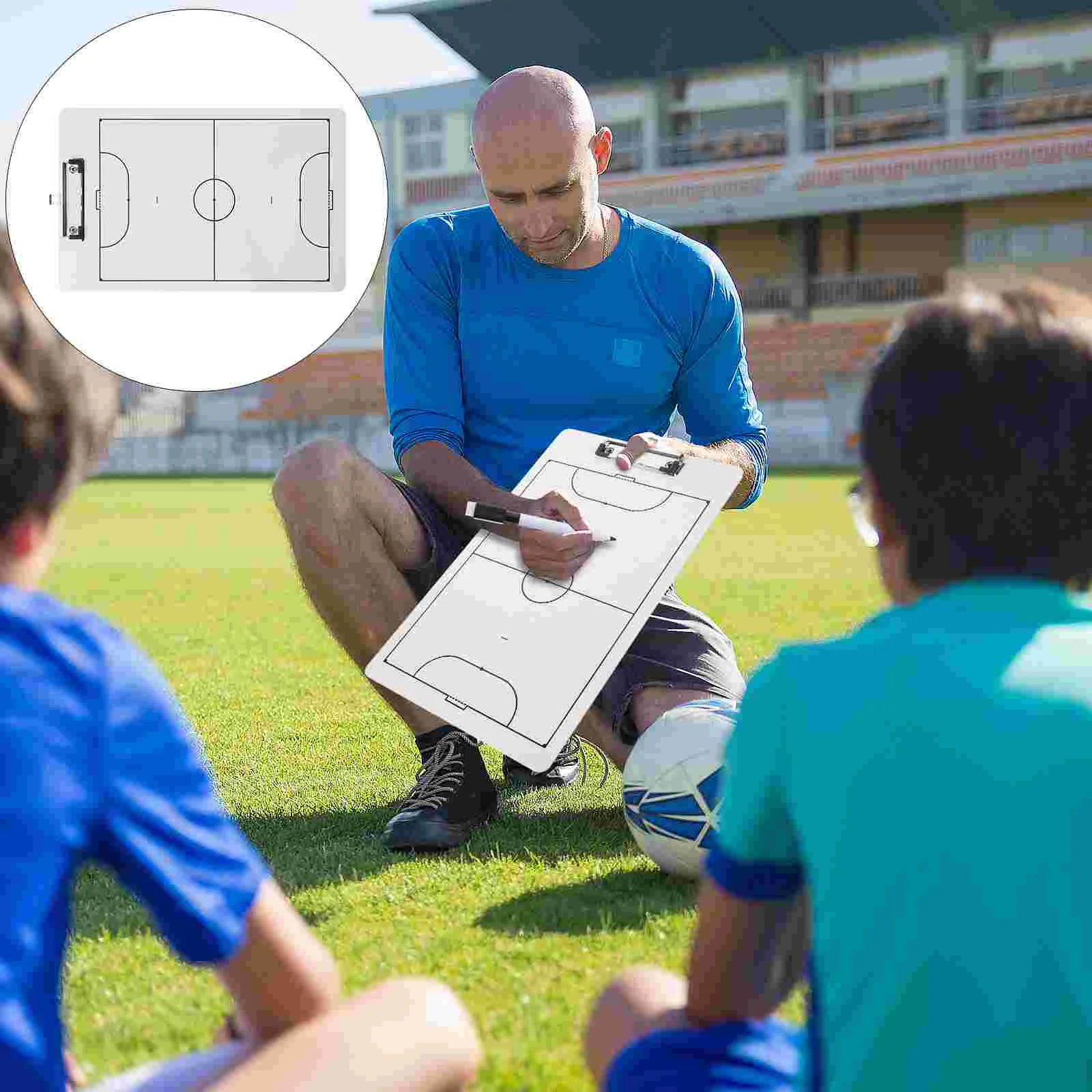 

Football Board Planning Coaches Board Soccer Field White Board Useful Coaches for Game Pvc Competition