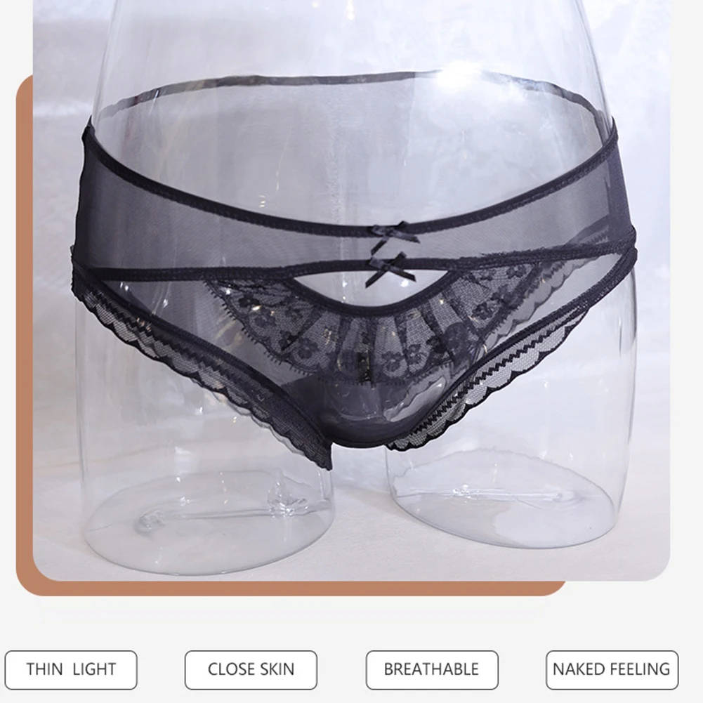 Sexy Women Pure Cotton Crotch Underwear Lace Brief Mesh Dark Comfortable Panties Hollow See Through Lingerie Breath Underpants
Sexy Women Pure Cotton Crotch Underwear Lace Brief Mesh Dark Comfortable Panties Hollow See Through Lingerie Breath Underpants
