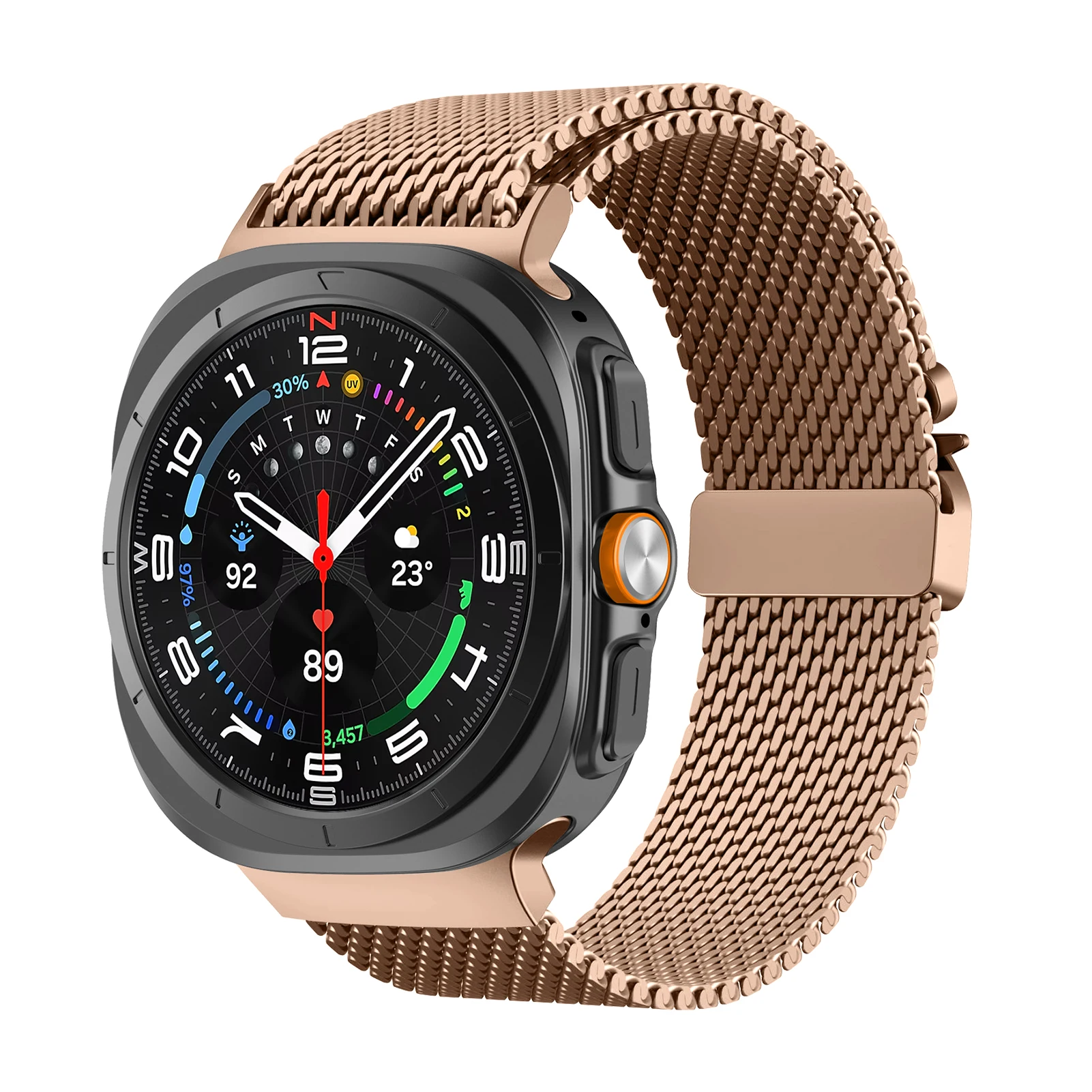 Milanese Loop Strap for Samsung Galaxy Watch 7 Ultra 47mm Stainless Steel No Gap Magnetic Bracelet SmartWatch Strap Accessories Milanese Loop Strap for Samsung Galaxy Watch 7 Ultra 47mm Stainless Steel No Gap Magnetic Bracelet SmartWatch Strap Accessories