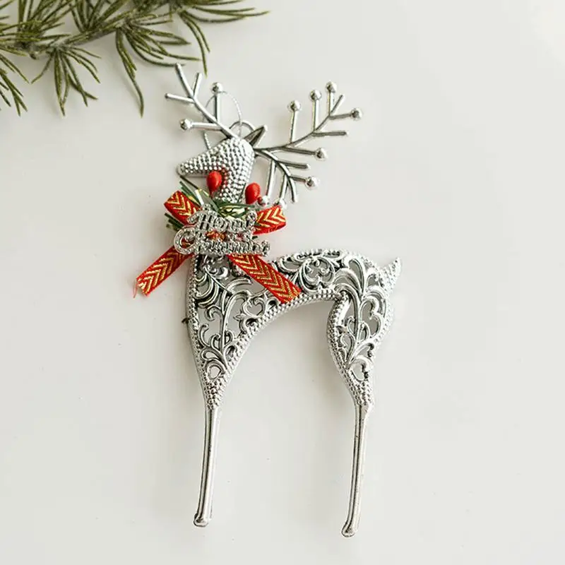 Elk Christmas Ornaments Christmas Tree Hanging Decorations Elk Pendant Plastic Electroplated Gold And Silver Elk Pendant
Elk Christmas Ornaments Christmas Tree Hanging Decorations Elk Pendant Plastic Electroplated Gold And Silver Elk Pendant