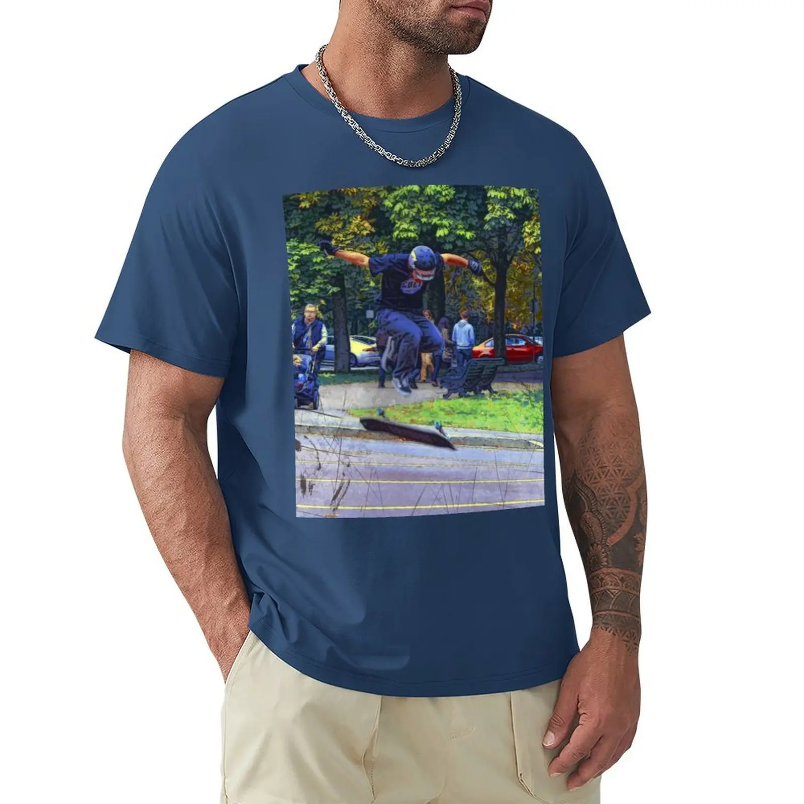 Kickflip - Skateboarder T-Shirt korean fashion plain heavyweights clothes for men
Kickflip - Skateboarder T-Shirt korean fashion plain heavyweights clothes for men