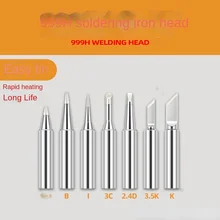 10 Pcs999h Iron Head 120W Soldering Iron Tip High Frequency Electric Soldering Bit Iron Head Welding Head
10 Pcs999h Iron Head 120W Soldering Iron Tip High Frequency Electric Soldering Bit Iron Head Welding Head