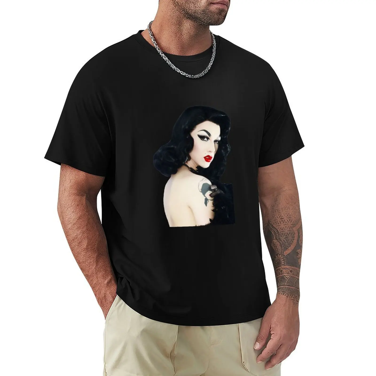Violet Chachki T-Shirt oversized tops hippie clothes Men's t shirts 
Violet Chachki T-Shirt oversized tops hippie clothes Men's t shirts