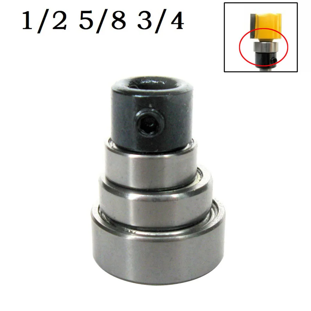 4Pcs Router Bit Bearing Top Ring Fit For Milling Cutter Heads Top Mounted Containing Bearings Set Screws And Hex Key Wrenches
4Pcs Router Bit Bearing Top Ring Fit For Milling Cutter Heads Top Mounted Containing Bearings Set Screws And Hex Key Wrenches