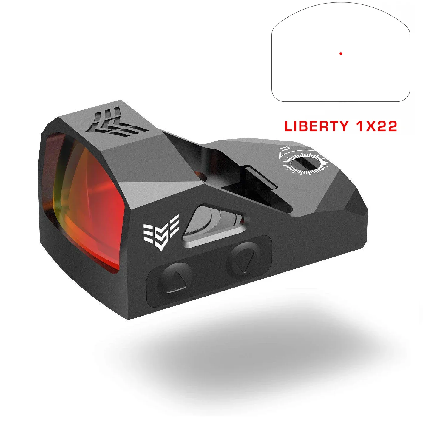 Swampfox Liberty 1x22 Compact Reflex Red Dot Sights RMR Footprint 3 MOA Reticle Shake Wake Motion Sensing Illumination
Swampfox Liberty 1x22 Compact Reflex Red Dot Sights RMR Footprint 3 MOA Reticle Shake Wake Motion Sensing Illumination