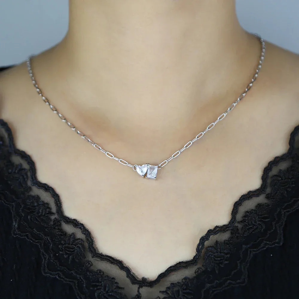 Fashion New Square Oval Heart Necklace Cubic Zirconia CZ Paved 925 Sterling Silver Minimal Delicate Single Stone Simple Jewelry 6 Mallzona S08a52a1d4c08406ca61bf1c50d7b86e34 Fashion New Square Oval Heart Necklace Cubic Zirconia CZ Paved 925 Sterling Silver Minimal Delicate Single Stone Simple Jewelry Mallzona