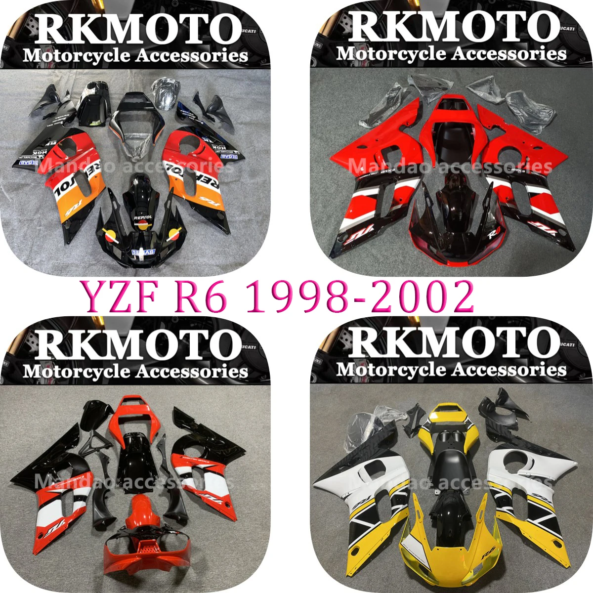 NEW ABS Motorcycle Injection Fairing Kit fit For YZF R6 YFZ-R6 1998 1999 2000 2001 2002 Bodywork fairings kits set
NEW ABS Motorcycle Injection Fairing Kit fit For YZF R6 YFZ-R6 1998 1999 2000 2001 2002 Bodywork fairings kits set