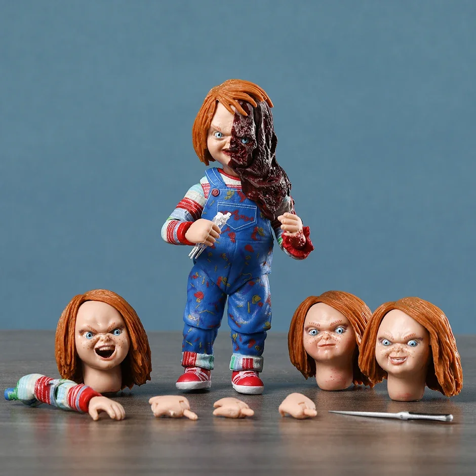 Фигурка NECA Чаки из ТВ-сериала, Коллекционная модель, игрушка, фигурка из фильма ужасов на Хэллоуин 
Фигурка NECA Чаки из ТВ-сериала, Коллекционная модель, игрушка, фигурка из фильма ужасов на Хэллоуин