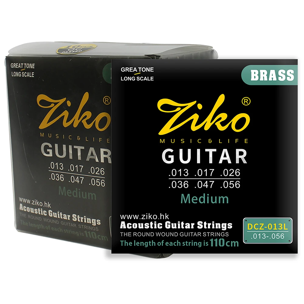 ZIKO DCZ-013L Acoustic Guitar Strings Hexagonal Steel Core Brass Alloy Wound Guitarra Strings Folk Guitar Parts & Accessories
ZIKO DCZ-013L Acoustic Guitar Strings Hexagonal Steel Core Brass Alloy Wound Guitarra Strings Folk Guitar Parts & Accessories