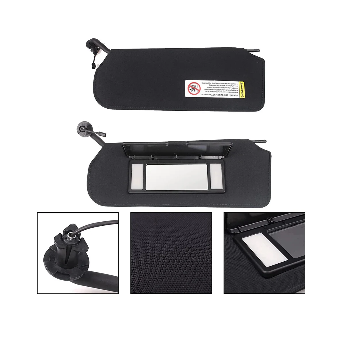 Car Front Sunvisor Sun Visors with Mirrors & LED Lights for C5 1997-2004 10442033 10442034
Car Front Sunvisor Sun Visors with Mirrors & LED Lights for C5 1997-2004 10442033 10442034