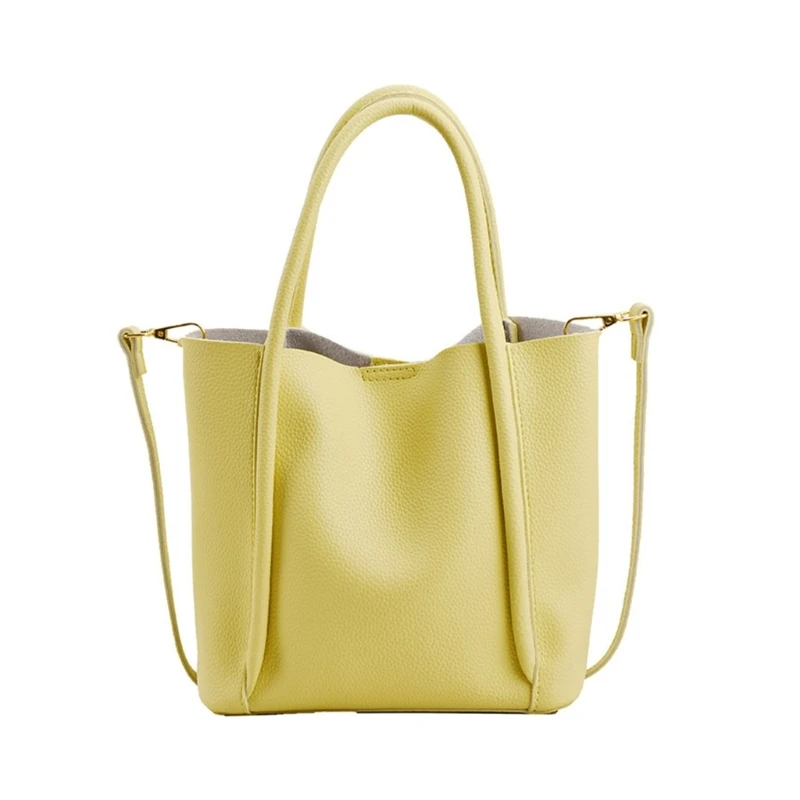 Повседневная женская сумка через плечо для путешествий, вместительная сумочка-мешок, кожаный Простой Модный саквояж разных цветов, 517D 
Повседневная женская сумка через плечо для путешествий, вместительная сумочка-мешок, кожаный Простой Модный саквояж разных цветов, 517D